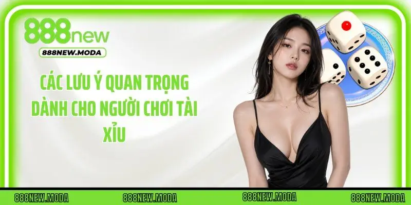 Các lưu ý quan trọng dành cho người chơi tài xỉu