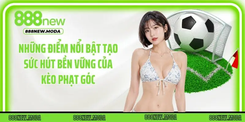 Những điểm nổi bật tạo sức hút bền vững của kèo phạt góc